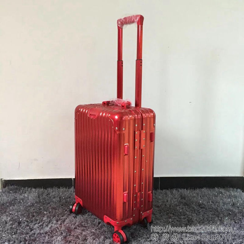 RIMOWA日默瓦 拉箱/拉杆箱Classic flight 系列 全鋁鎂合金 1801經典款 高級手工坊精品 20寸登機箱  xbt1105